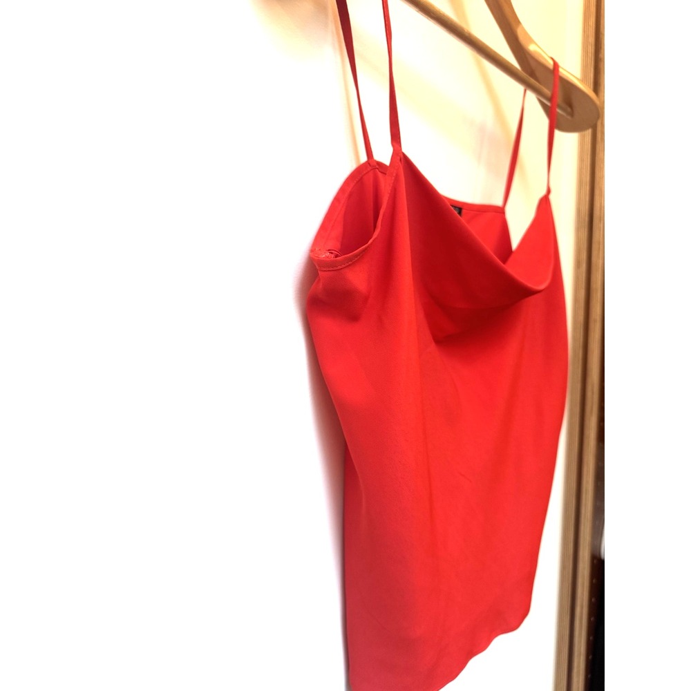 Topshop Red Strappy Women's Cowl‎ Neck Camisole Size S/M (US 6)